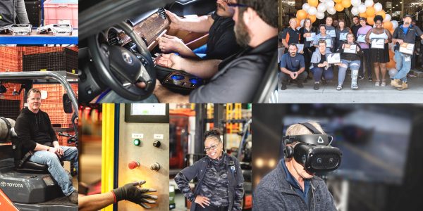 People working at JVIS - multiple pictures of work in action